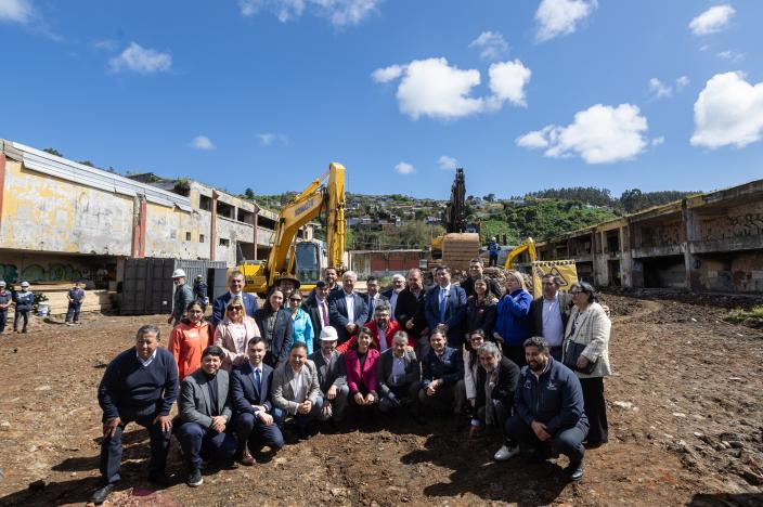 Subsecretario Figueroa encabeza hito de inicio de obras de reconstrucción del Mercado de Talcahuano