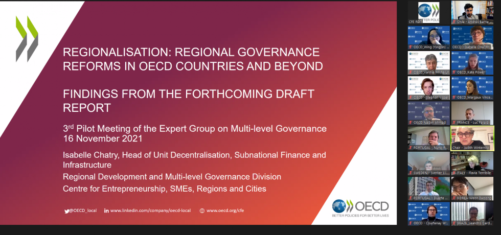 Expertos de OCDE y Subdere se reúnen para discutir sobre gobernanza multinivel