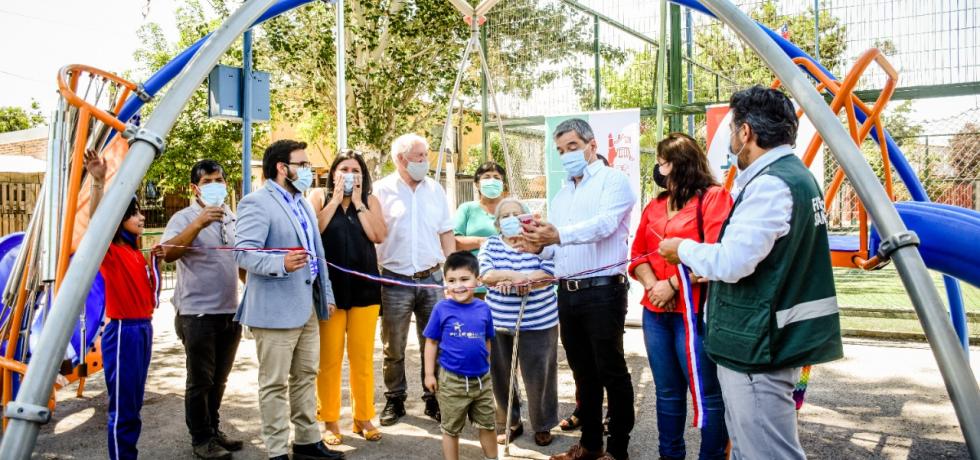 Inauguran nueva Plaza en Independencia financiada por Subdere 